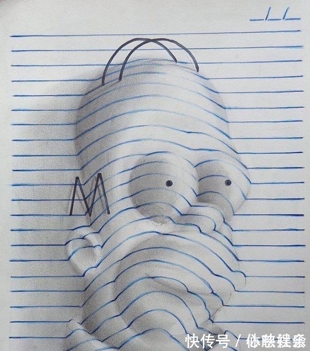 老师$15岁男孩上课总是不专心低头画画!老师翻开他笔记本后甘拜下风