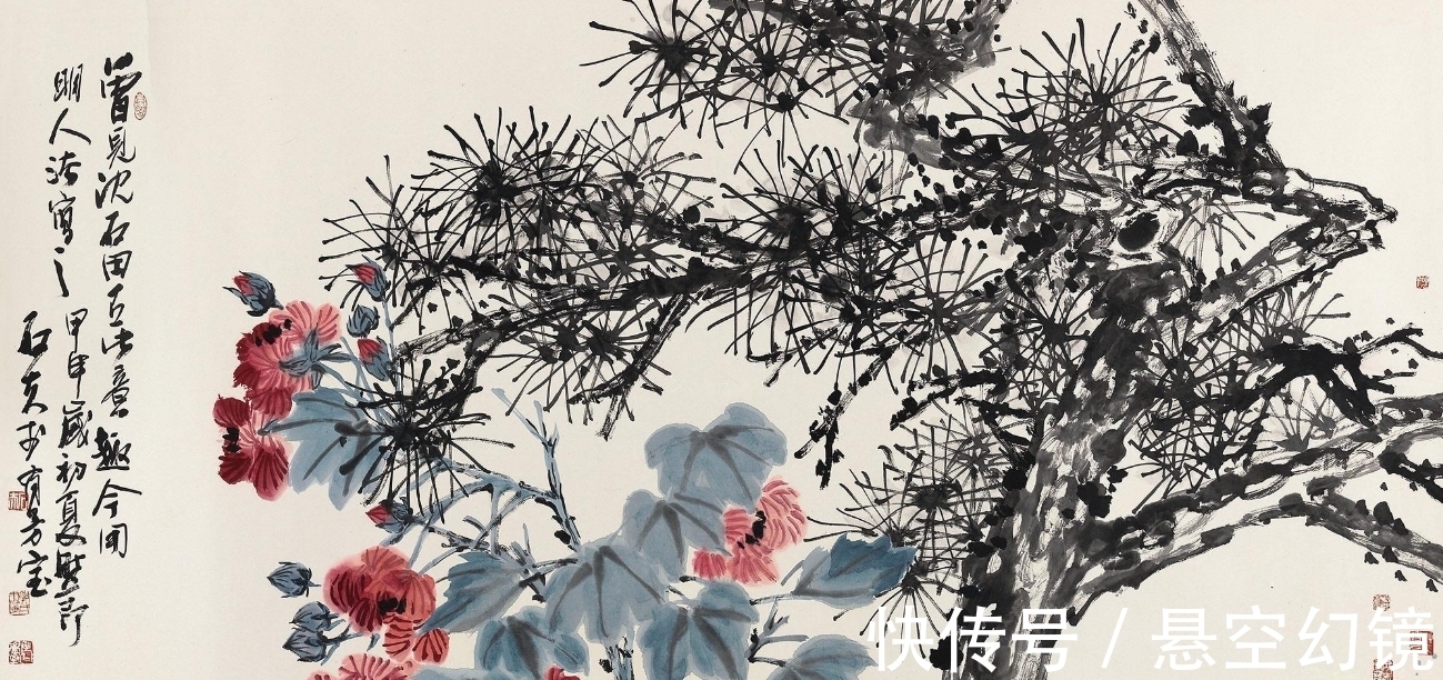 花鸟画#郭石夫:画风沉雄朴厚,用作品传递大写意花鸟的价值