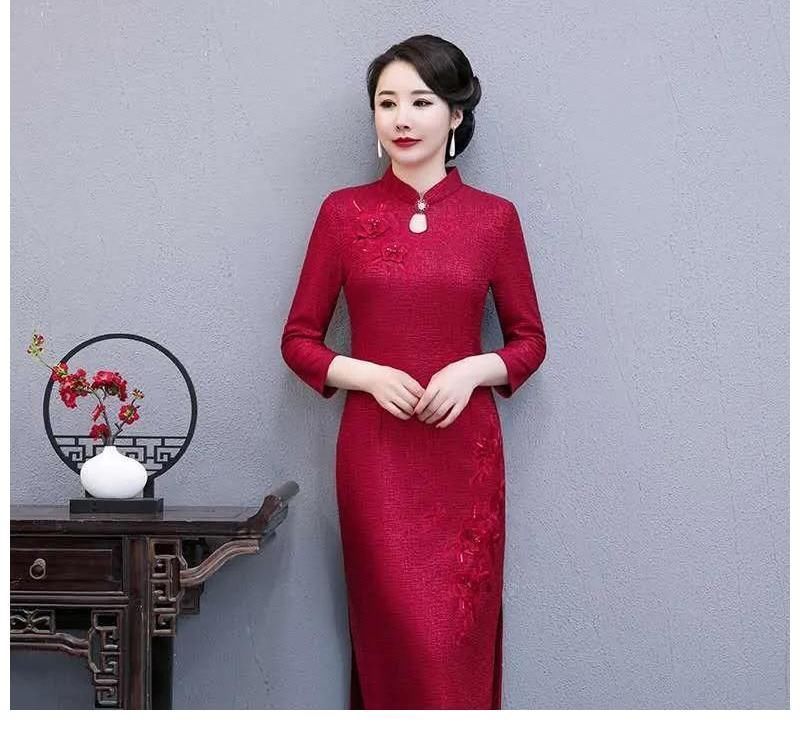 旗袍 旗袍是我们的国之经典,诠释东方女性之美,也是我内心不了的情结