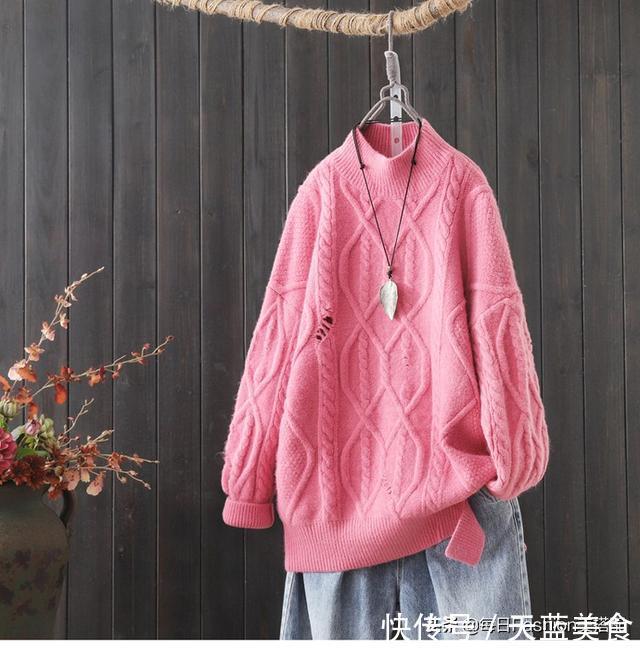 建议大家:春节就穿下面几款毛衣,搭裸靴,美得嫩上添嫩