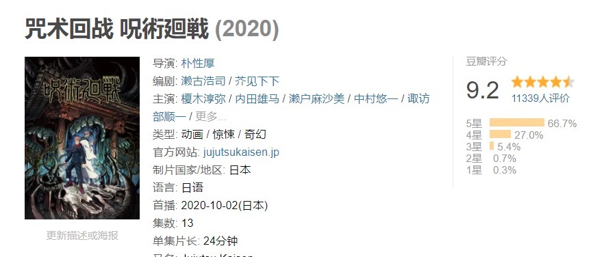 抄袭|被质疑抄袭的《咒术回战》，评分却能超过《鬼灭之刃》