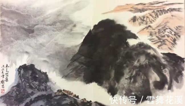 昏晓!用水墨为泰山存照立传——评著名画家刘罡泰山主题系列山水画