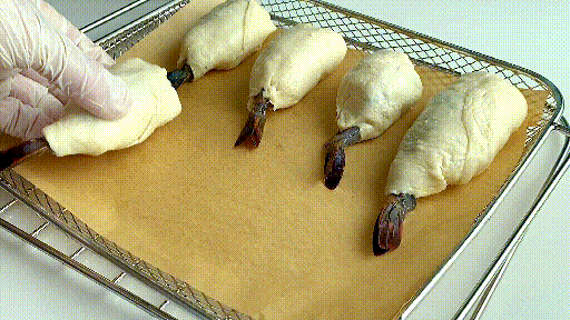 手抓饼新吃法,酥脆掉渣酥皮芝士虾,完胜西餐厅,一学就会