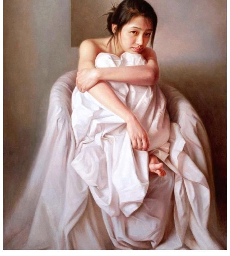 人体#画了23年人体,为何只画上半身?是不好意思画下半身还是另有用意