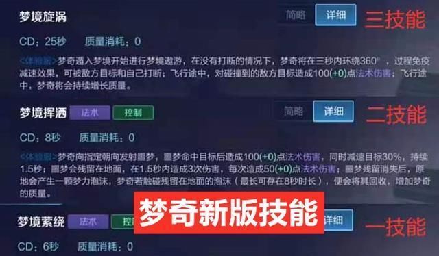 上线|镜二次元传说上线时间确定，新版梦奇技能预览，有胖达荣荣的笑了