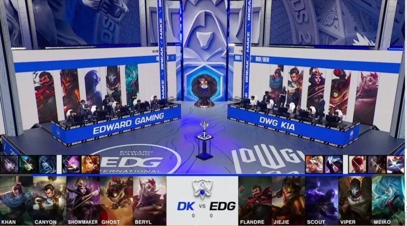 EDG|「威客LOL」S11世界赛:DK 2-3 EDG,一举定胜负