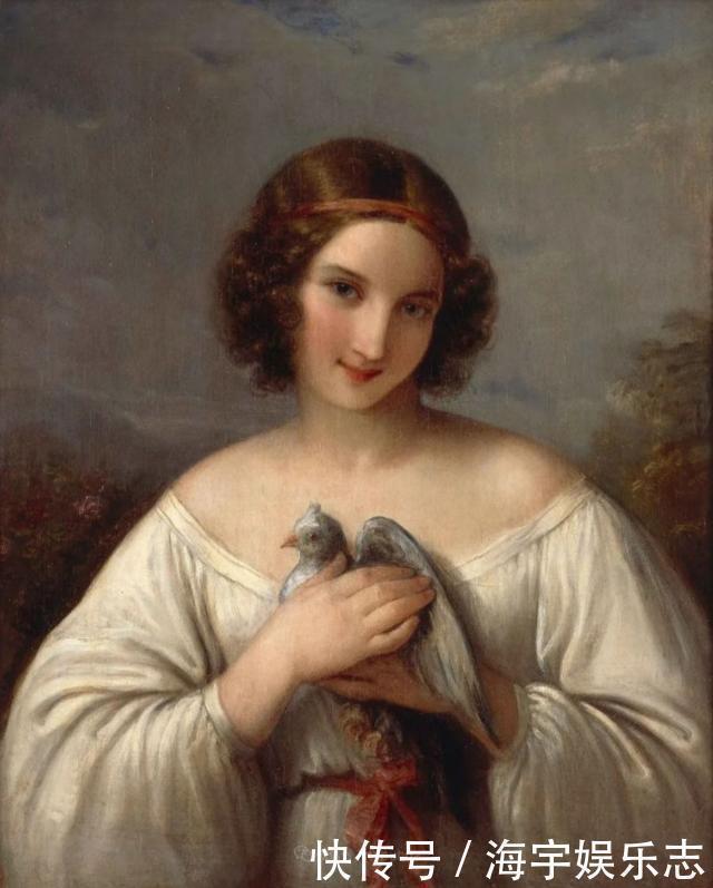 纳塔莱·斯齐亚沃尼&体态丰满妩媚的意大利女性人体油画,脸若桃花,温香艳玉之貌