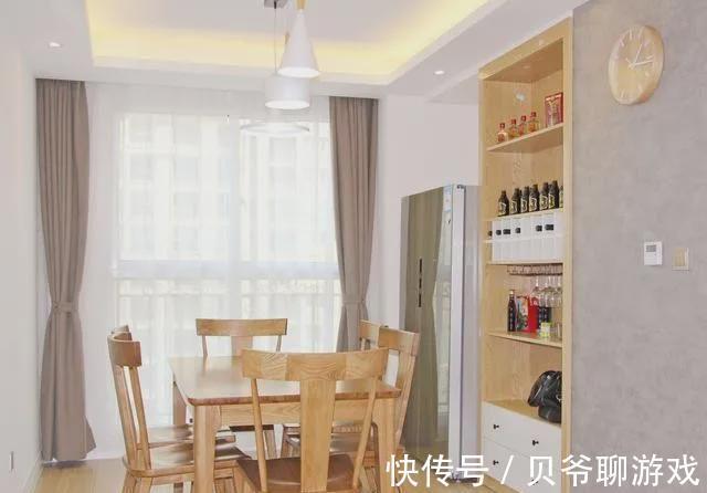 背景墙|简单装修的新房,保洁完就很漂亮了!老爸说最满意餐厅酒柜!晒晒