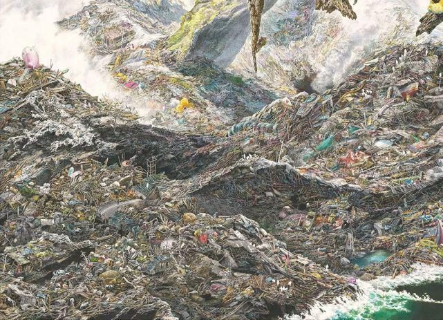 东京艺术大学|一幅画画了3年,细到要用放大镜,他把钢笔画玩到了极致