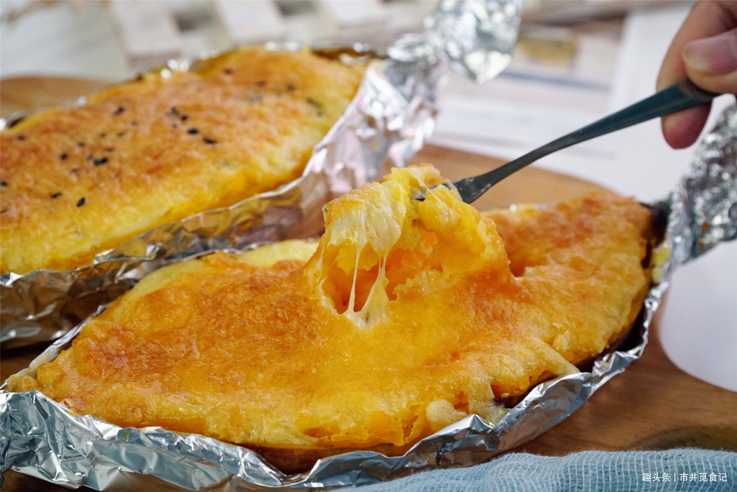 红薯这样做太好吃了,绵软如奶酪,香甜如蜂蜜,2斤不够吃,真香!