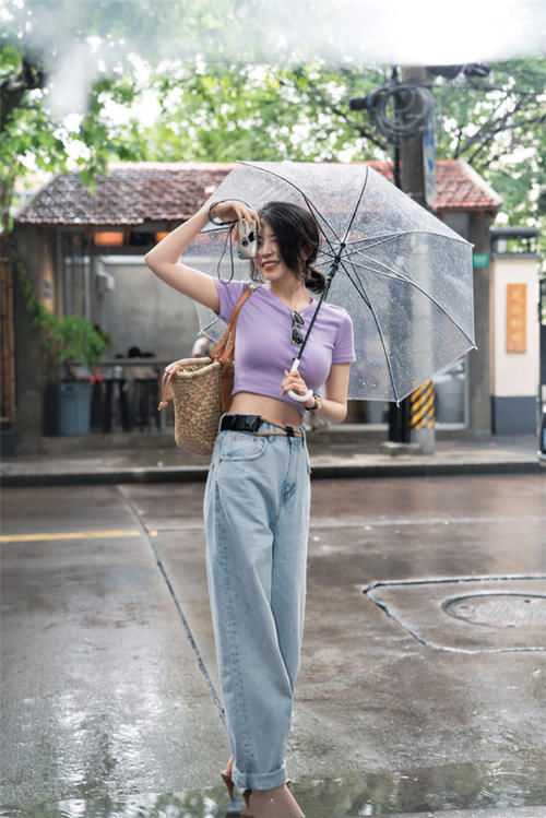 时髦|看了三木的穿搭才知道，原来T恤也可以这样穿，时髦又彰显个性