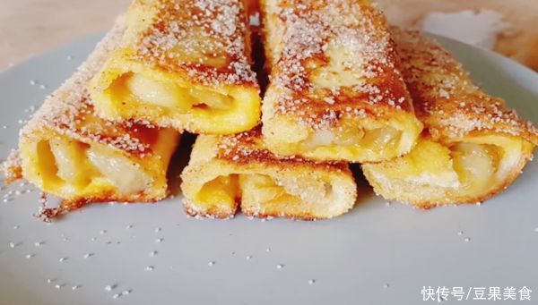 好吃下饭的香蕉吐司小金枕几分钟就学到手