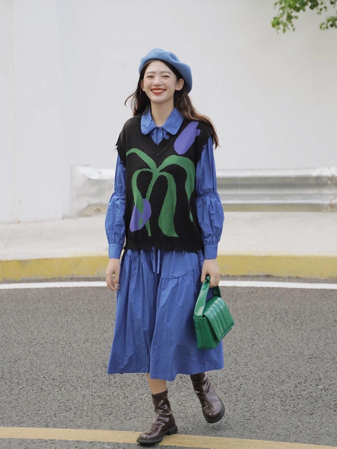 叠穿|优雅无关年龄，冬季试试“毛衣叠穿”的搭配，保暖舒适又高级