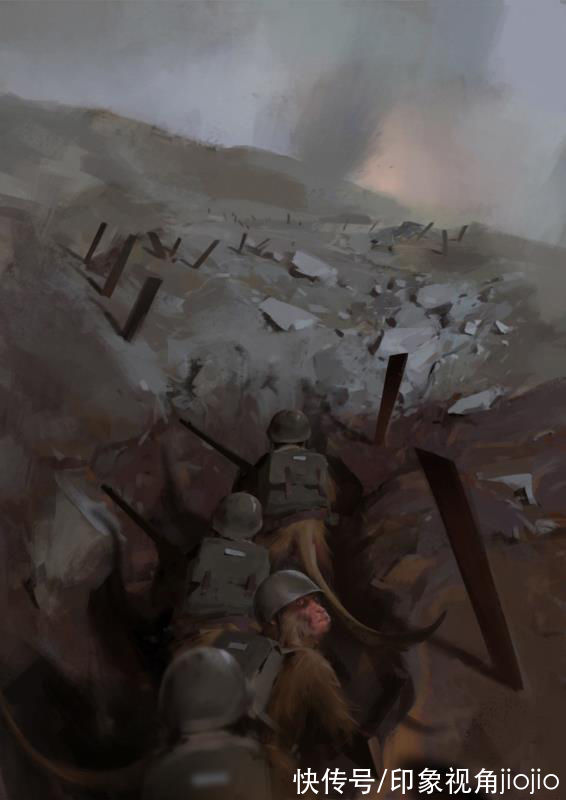 jiojio$粗犷笔触的CG插画艺术，每一幅画都很有故事感，色感超强