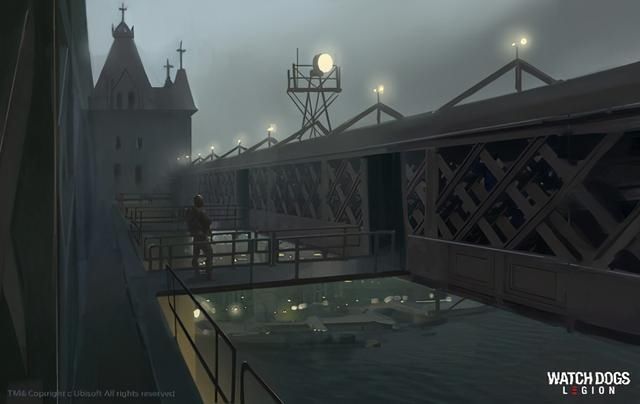 景色|《看门狗：军团》海量艺术设定图 一览近未来伦敦景色