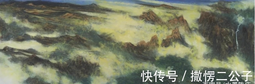 山水画@幽深凝重|孙宏涛彩墨山水画