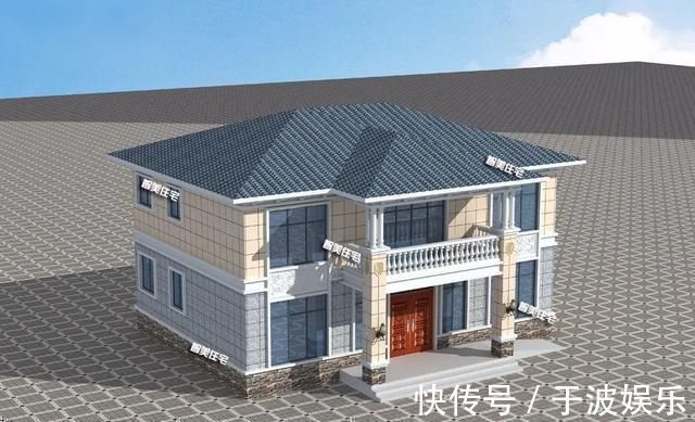 罗马柱|23万建一栋农村两层别墅，5个卧室都朝南，采光好生活质量高
