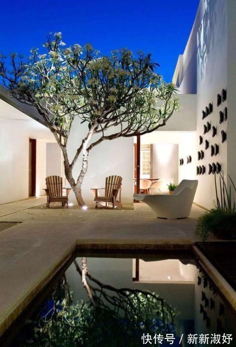 下沉式|一楼带个下沉式庭院,美得像世外桃源!高层只剩下羡慕!