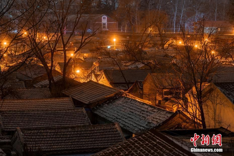 降雪|雪中的北京天安门广场