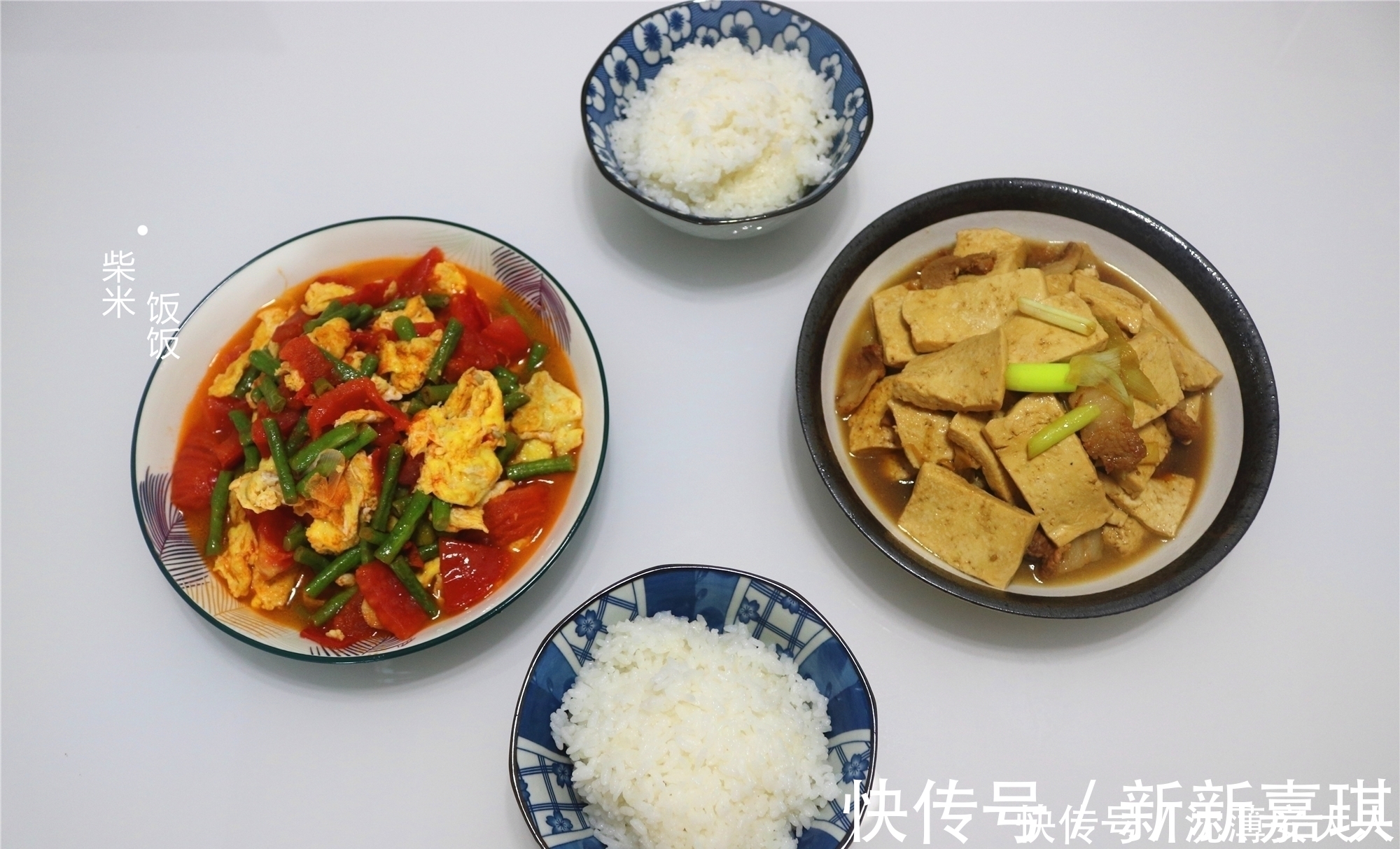 我和女儿的晚餐,2个菜,娘俩吃得津津有味,连菜汤也不剩