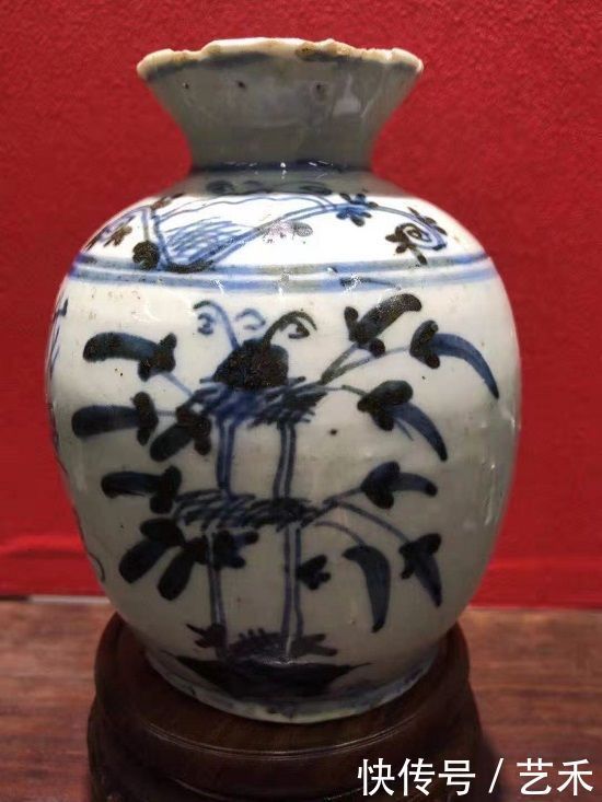 蓝描金开窗|王恩才---艺术馆藏品欣赏(三)