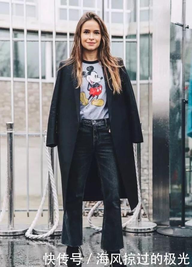 外套|外套穿搭经典的黑色外套,秋冬怎么穿才能气质不沉闷!