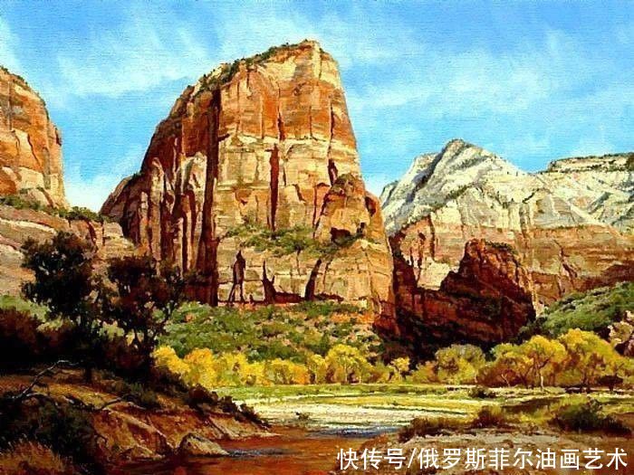  美国著名画家笔下风景油画50幅，美醉了