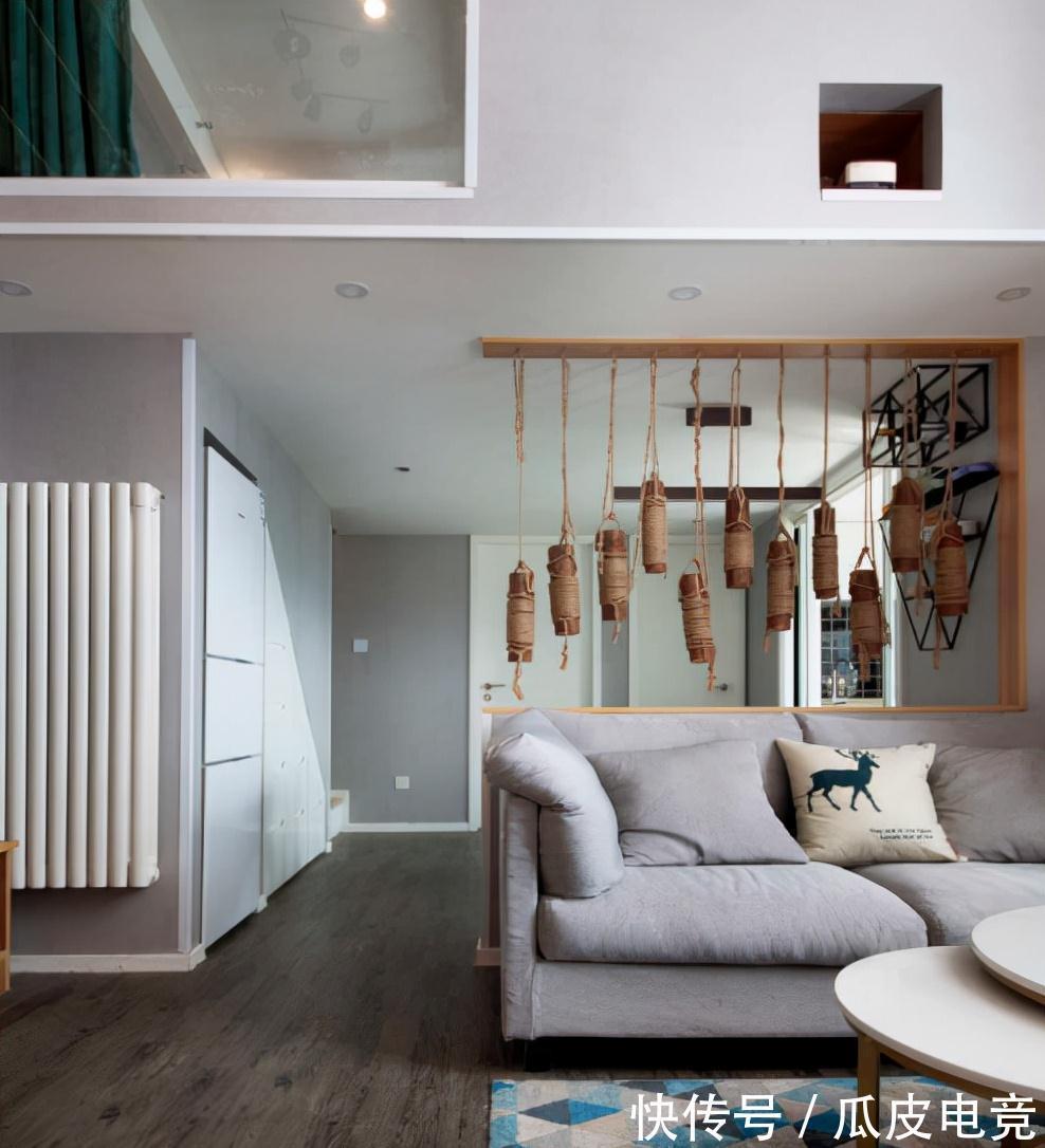 储物柜|小复式这样安排储物空间,瞬间提升空间感,时尚又大气