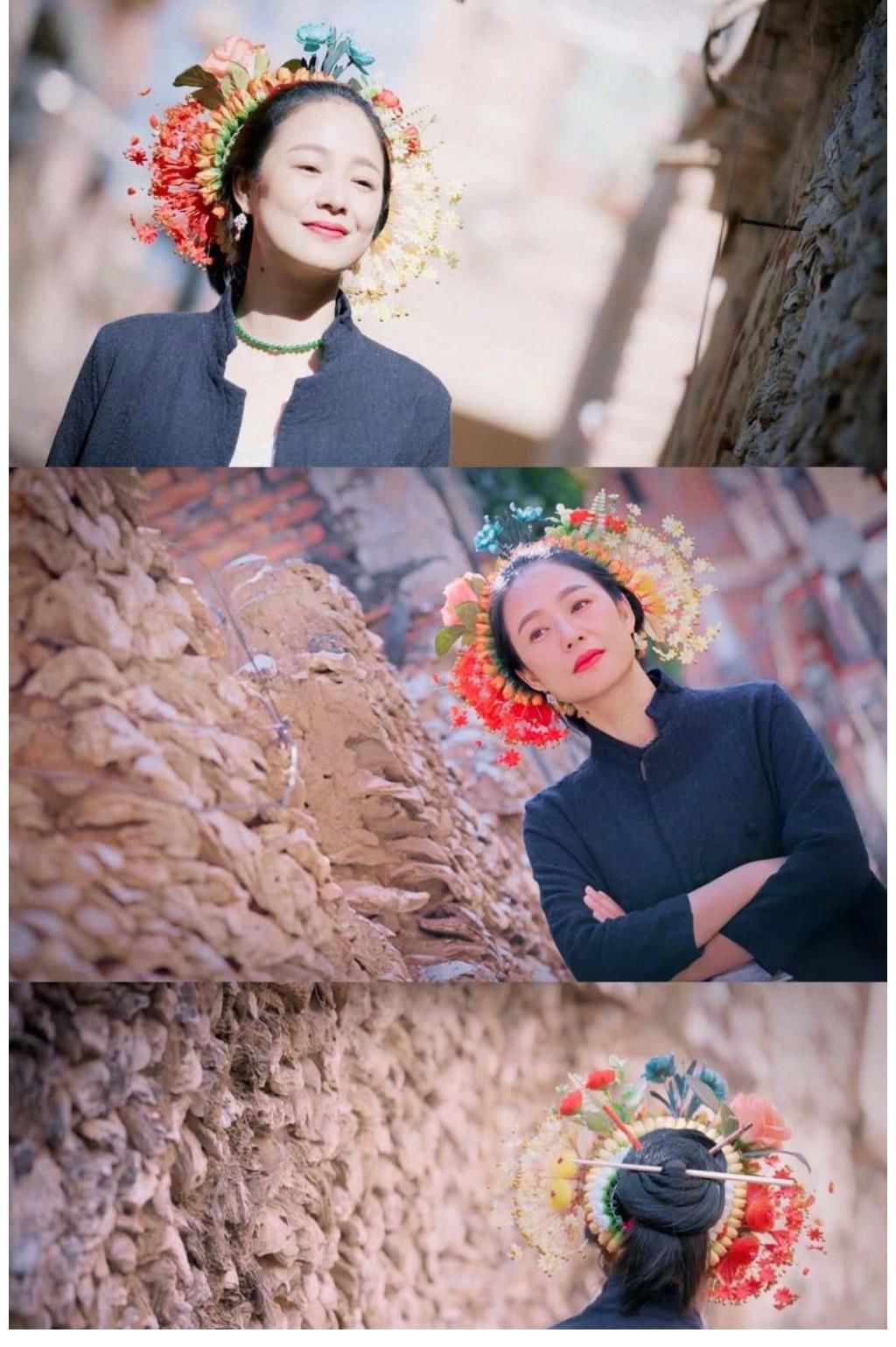 当周韵遇上“簪花围”，终于明白为何她可以把“浪子”姜文收服了