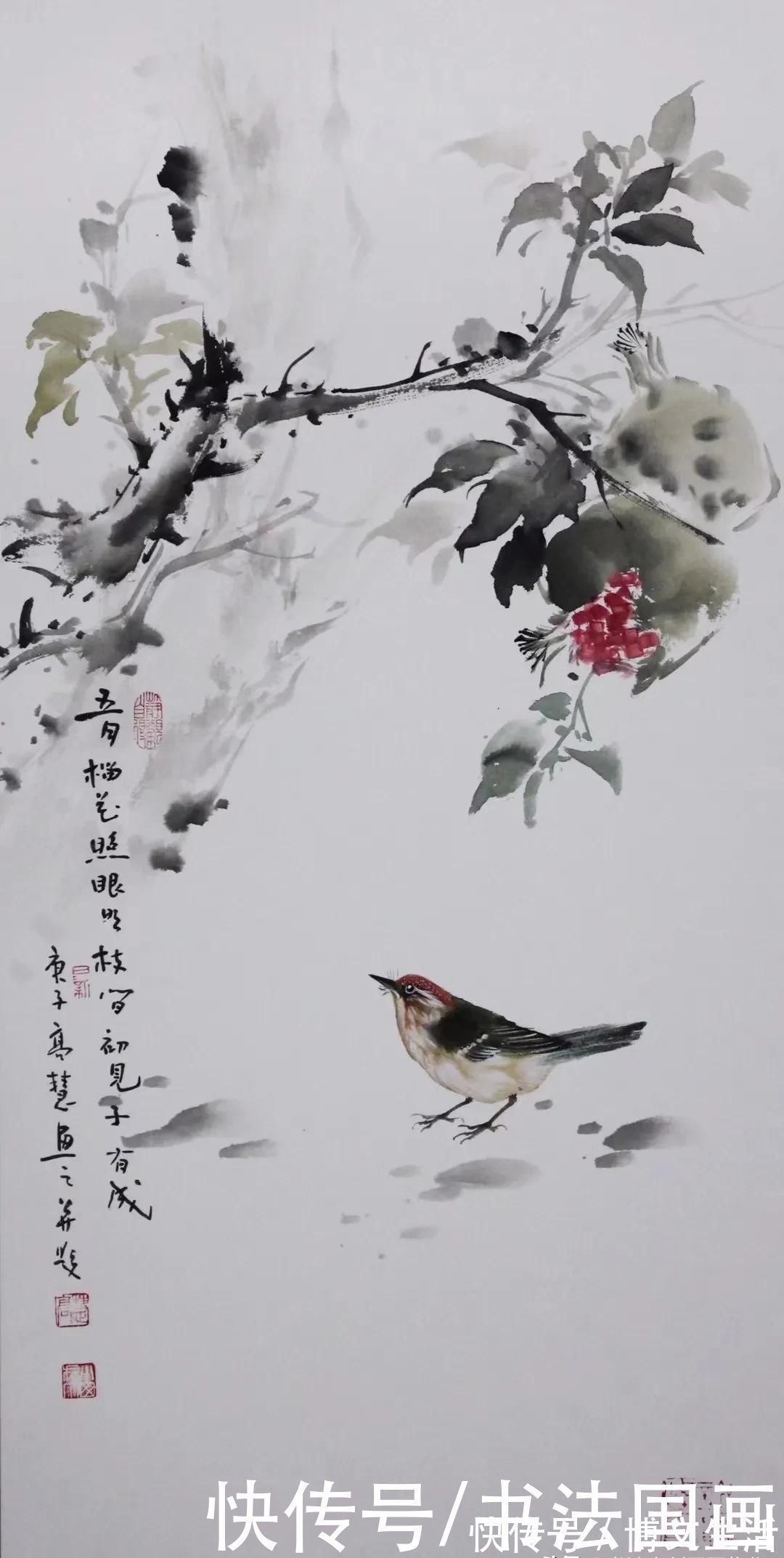 国学&书法定制,国画收藏:楷书国学名句对联,国画典雅牡丹花鸟