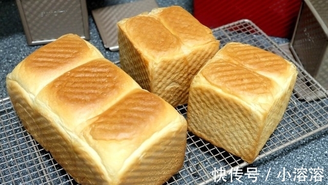 吐司盒|这个面包配方好,牛奶、黄油、鸡蛋全不放,一次发酵,香软又健康