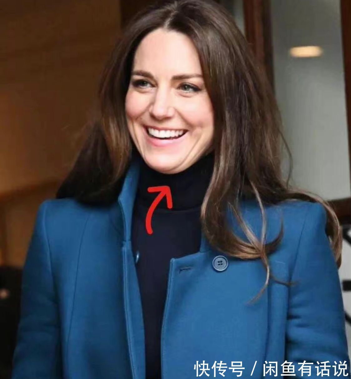 旺夫相 凯特胖出了“阿姨味”,穿大衣双下巴明显,脸肉肉的很有旺夫相