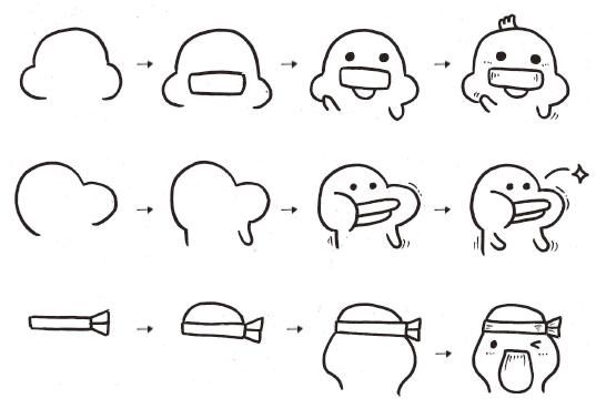 玩儿|画画一定要天分?这些简笔画,只用随手涂鸦就能完成,跟玩儿似的