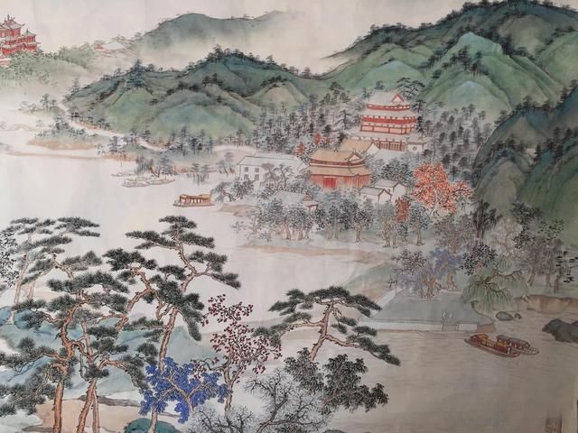 梅坞&沈明|诗画江南之《吴山越迹图卷》并附题画诗