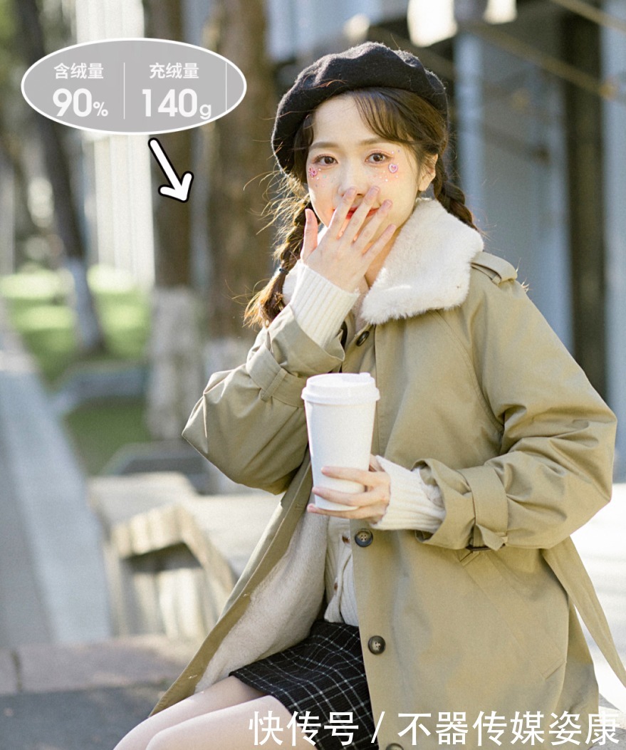 羽绒服|几套小个子女生的羽绒服穿搭,美爆一整冬!