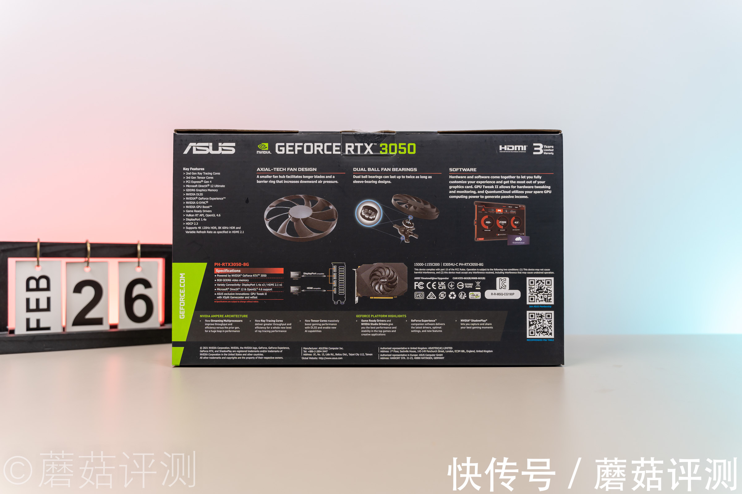 华硕RTX3050|ITX，才是3050正确方式、华硕RTX3050显卡（Dual&Phoenix）