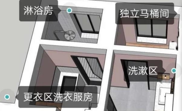 淋浴间|等我买第二套房,卫生间不装马桶,也不装洗漱台,这样设计更实用