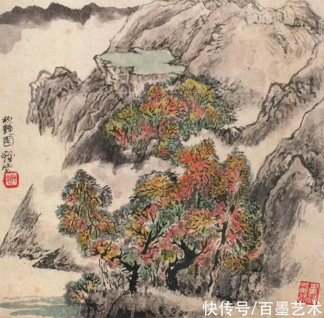 汪大文|程十发送女弟子四组册页,隐藏了四十年的精彩