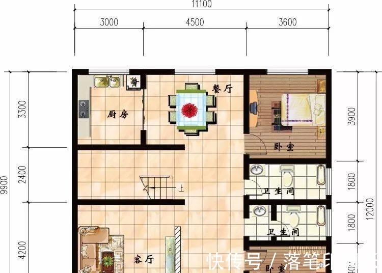 农村|造价18万的两栋小别墅,带走廊设计,为农村生活量身定制!