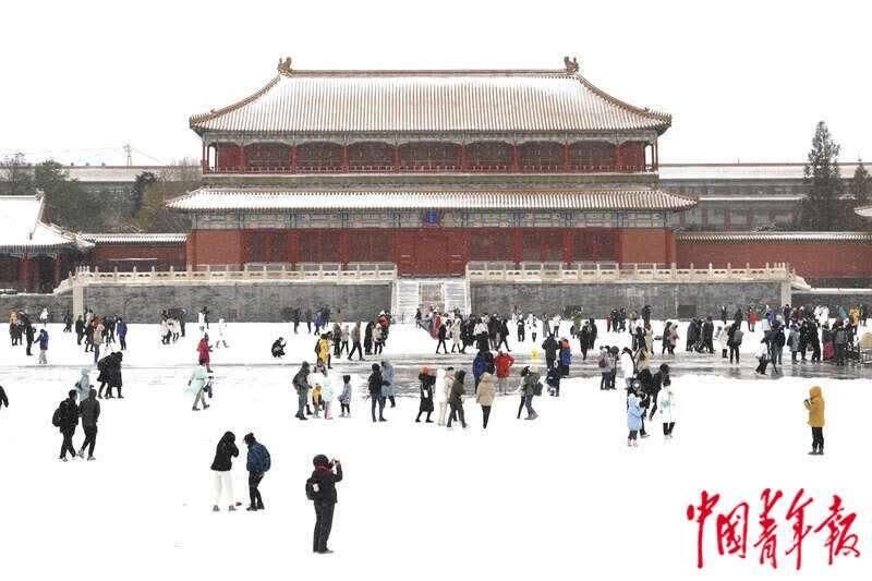 北京故宫博物院|北京初雪迎立冬