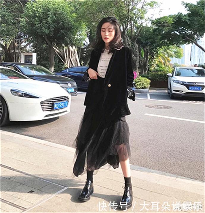 拿下|小个子还在犹豫什么厚底小皮鞋快安排上,增高和时髦全拿下