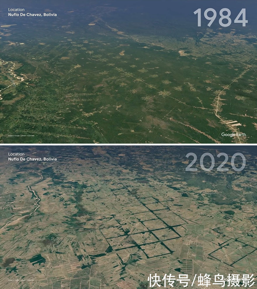 14张卫星拍摄的地球30年对比照,变化触目惊心,死海快要消失了