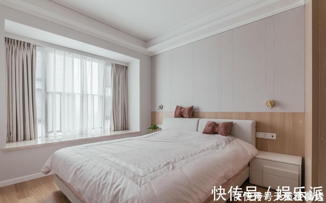 主卧|越简约,越幸福!113㎡坚持全屋化繁为简,家居氛围太棒了!