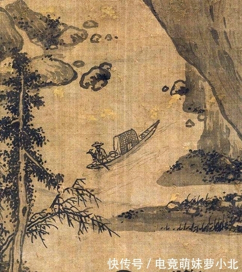 归舟图|表现文人在山水中的畅快自由,宋旭《归舟图》