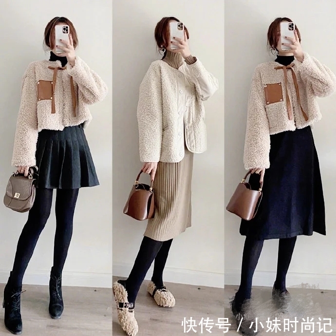 时尚又实用的冬季穿搭术,30+女人想要苗条优雅照着穿