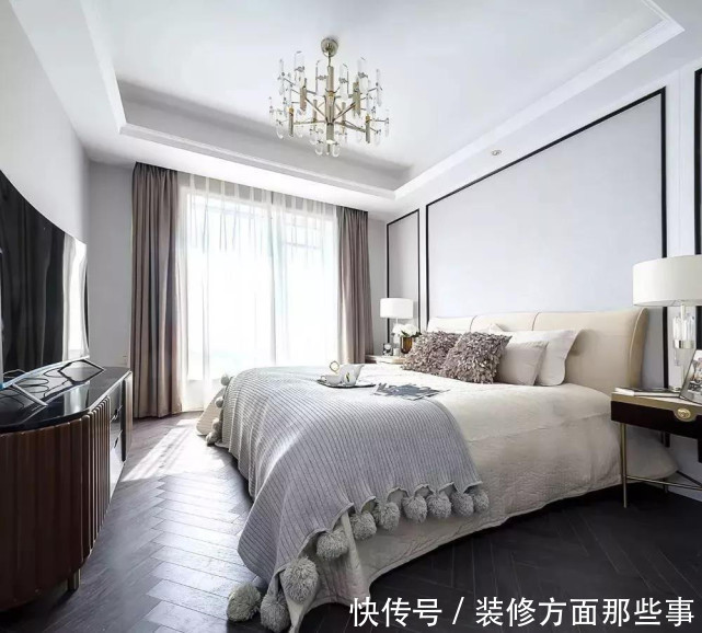 视觉效果|124平有现代轻奢感三居室,金属元素的运用分分钟提升颜值