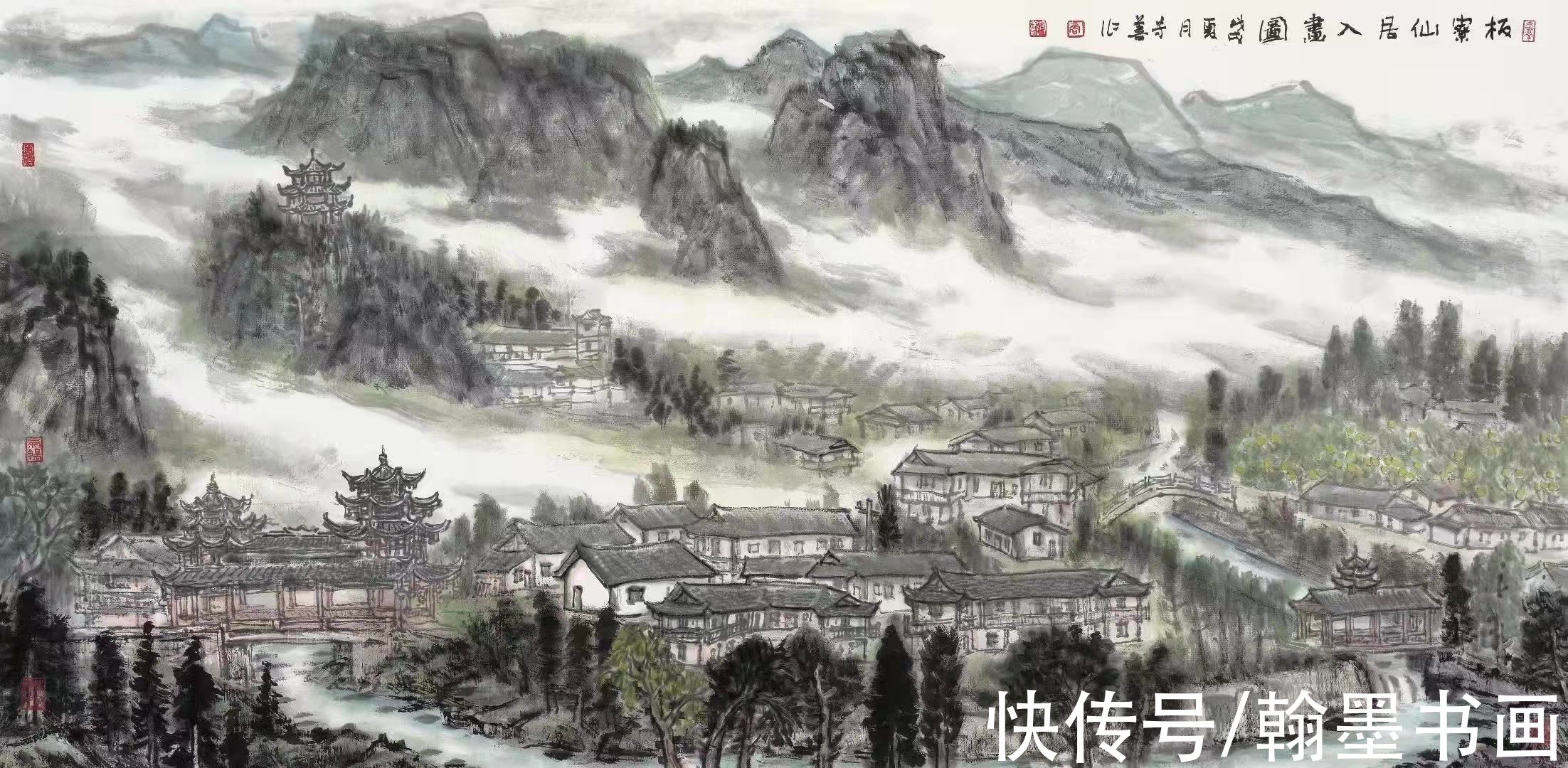 山水画！在生活中孕育与收获——商守善的山水画艺术