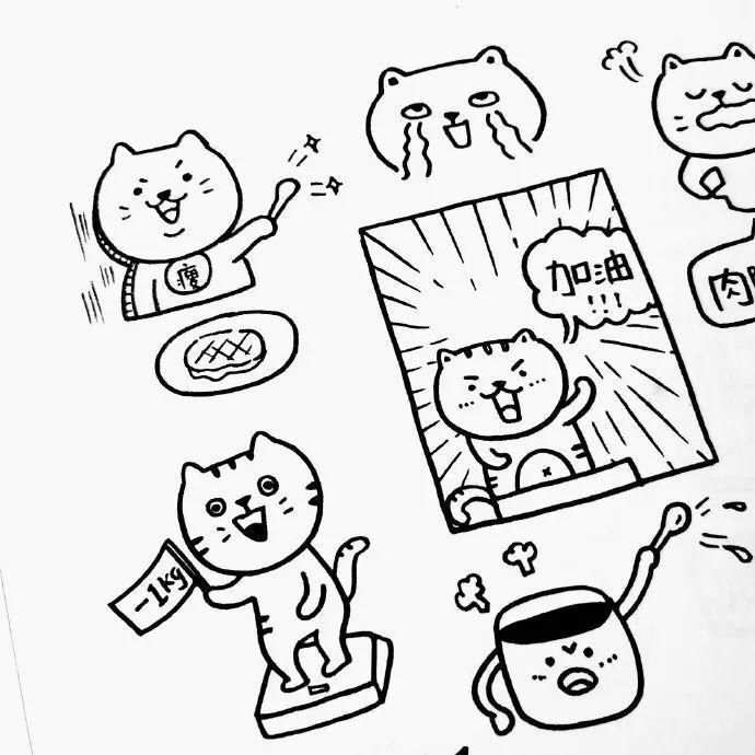 玩儿|画画一定要天分?这些简笔画,只用随手涂鸦就能完成,跟玩儿似的