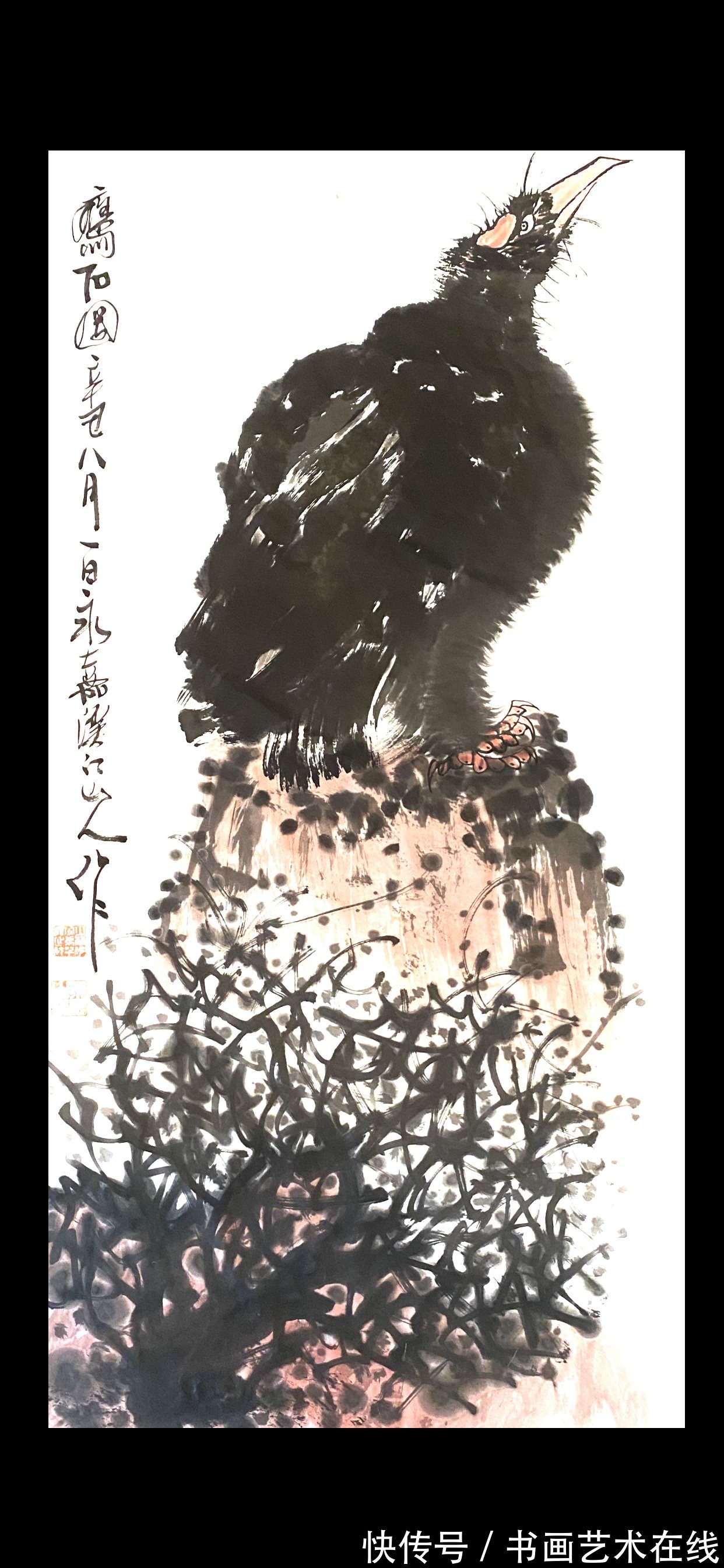 山水画|溪山无尽 笔墨有情——国画家、画鹰大家、指墨画艺术大师朱祖国