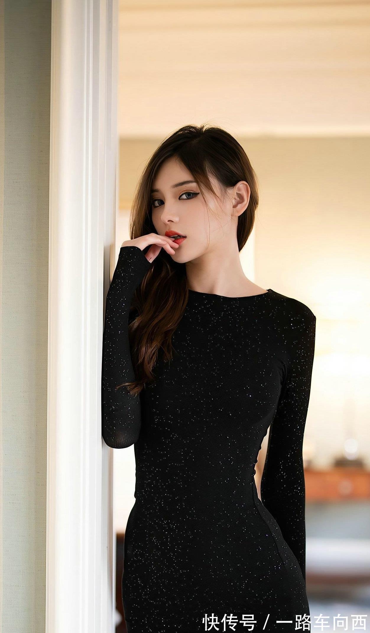 小姐姐|小西装又飒又帅,内搭黑色短裙,清凉时尚又优雅有风度